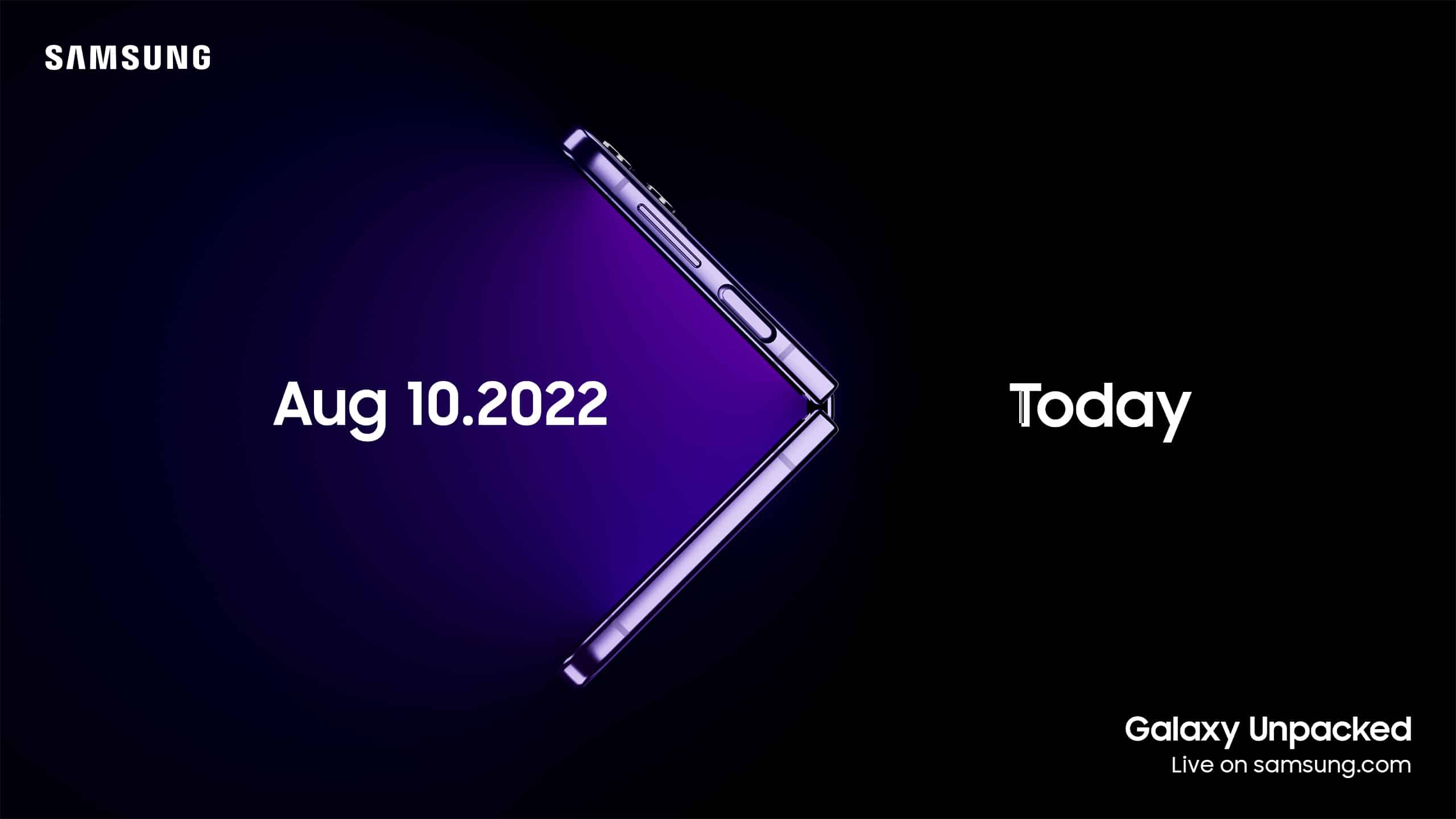 Samsung anuncia el Galaxy Unpacked para el 10 de agosto de 2022, gAMERSrd