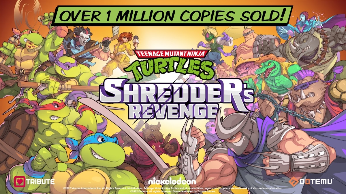 TMNT Shredder's Revenge supera 1 millón de copias vendidas, GamersRD