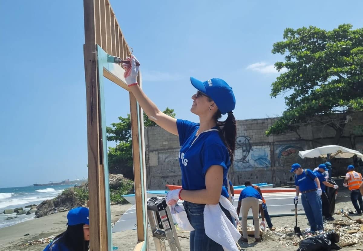 Voluntariado de Samsung en República Dominicana desarrolla jornada de limpieza en Playa Manresa , GamersrD