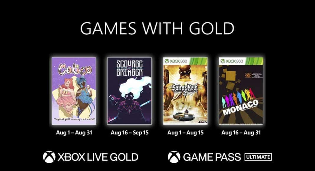 Xbox anuncia los juegos Games with Gold para agosto de 2022, GamersRD