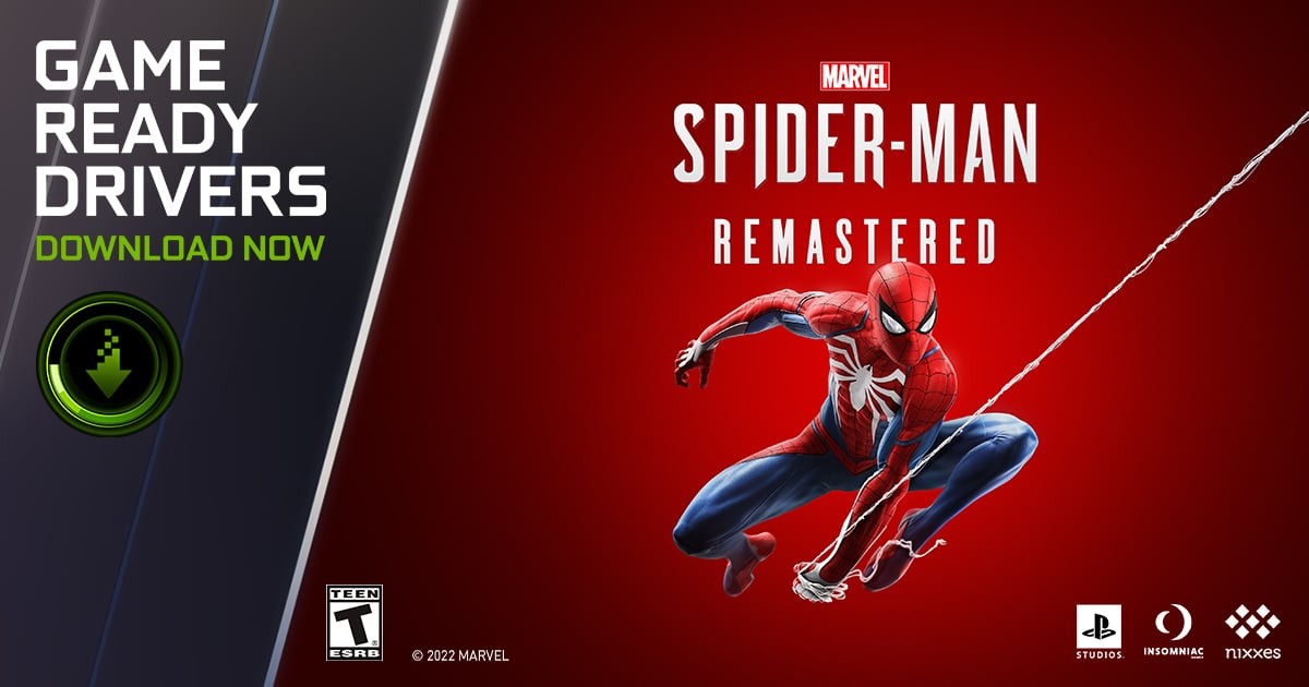 GeForce Game Ready para Marvel's Spider-Man Remastered, GamersRD