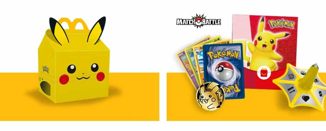 McDonald's anuncia el regreso del Pokémon Happy Meal con un paquete de Pokémon Trading Card Game , GamersRD
