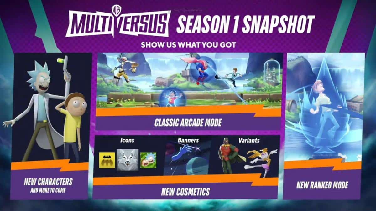 MultiVersus Season 1 incluirá más personajes, nuevo modo clasificado, modo arcade clásico