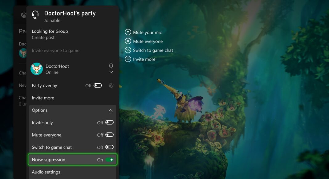 Actualización para Xbox Series XS agrega supresión de ruido en el chat de voz