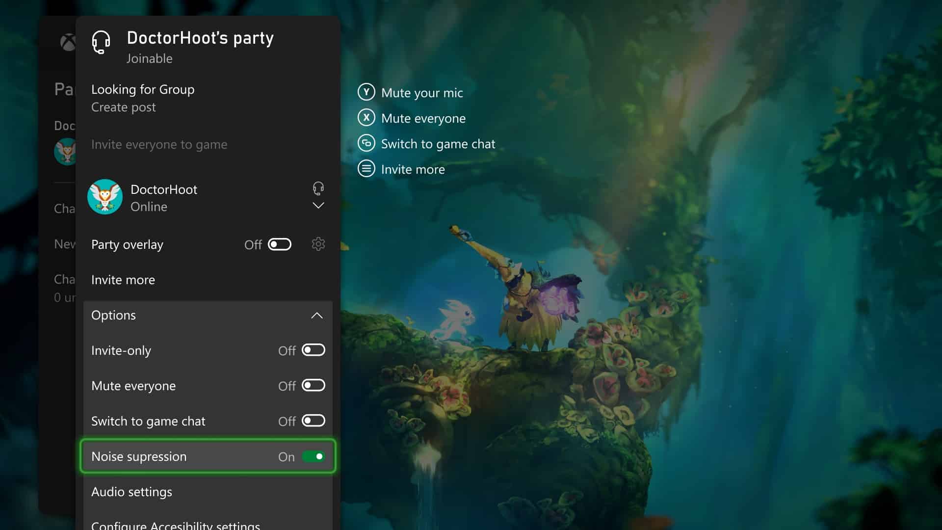 Actualización para Xbox Series XS agrega supresión de ruido en el chat de voz