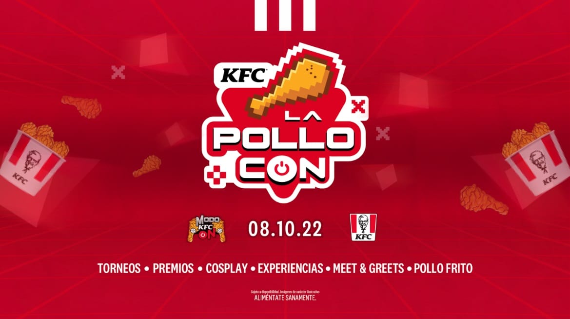 KFC México invita a todos los gamers a la primera edición de la Pollo Con, GamersRD