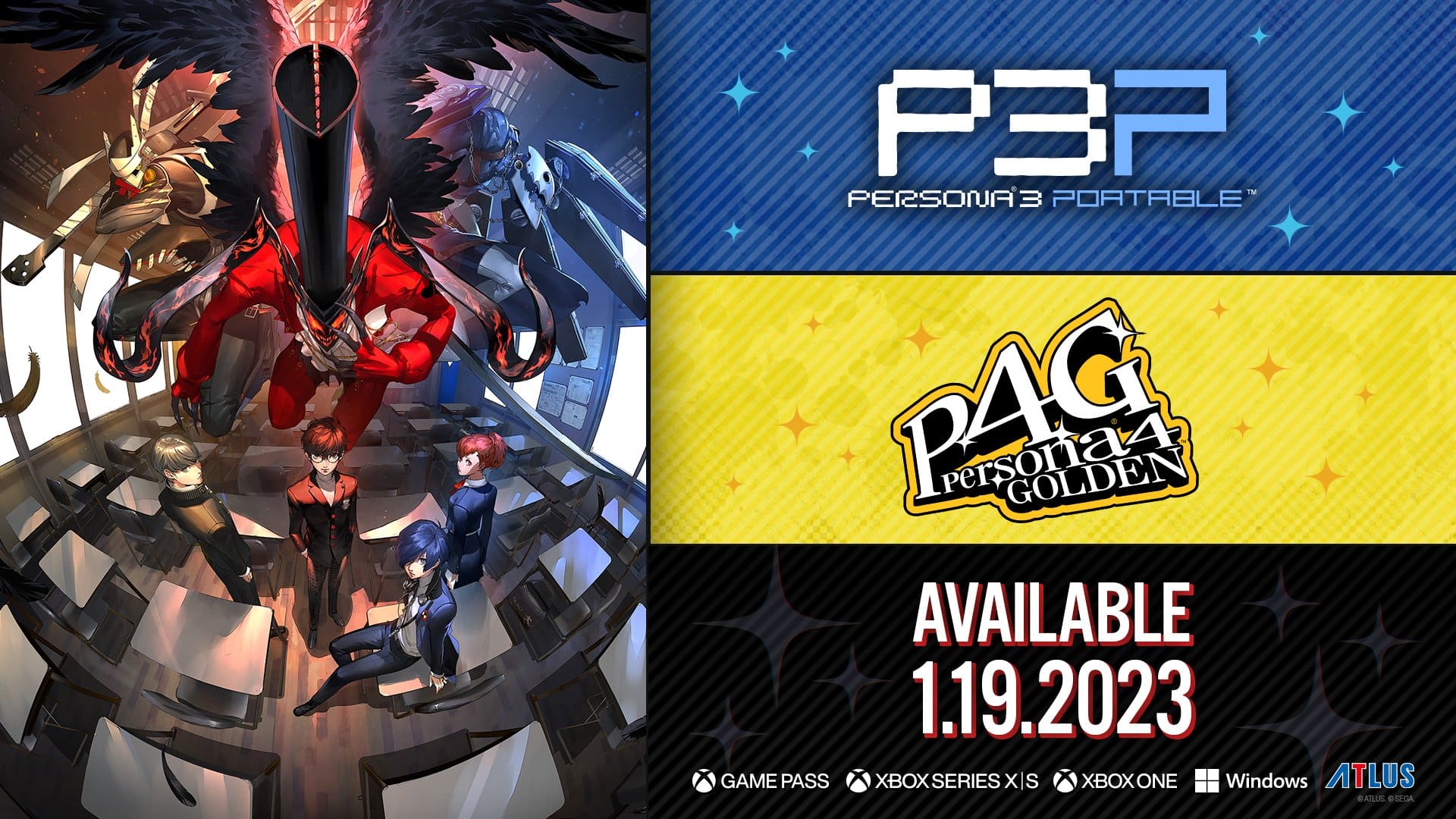 Persona 3 Portable y Persona 4 Golden se lanzarán el 19 de enero de 2023