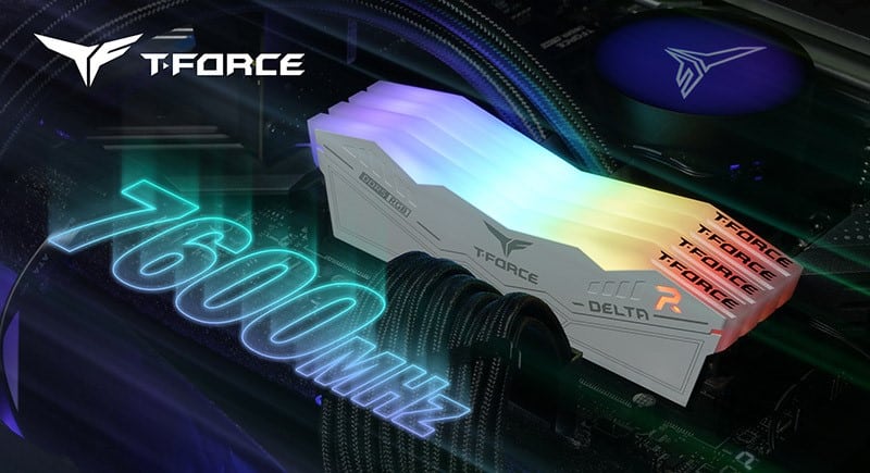 T-FORCE DELTA RGB DDR5 7,600MHz with Intel 13th-Gen Raptor Lake is Compatible with Various Motherboards, GamersRD