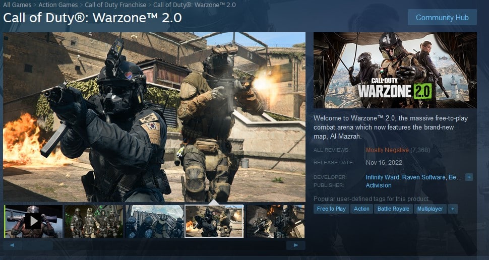 Call of Duty Warzone review bombing GamersRD