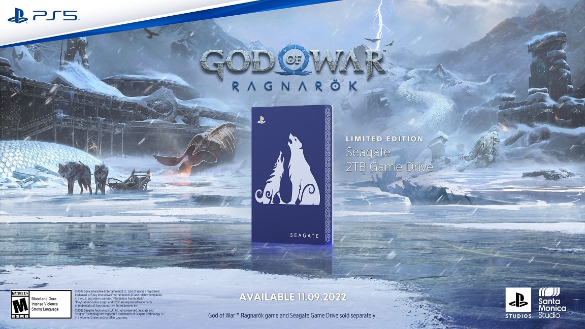 God of War Ragnarök Game Drive para PS5 y PS4, GamersRD
