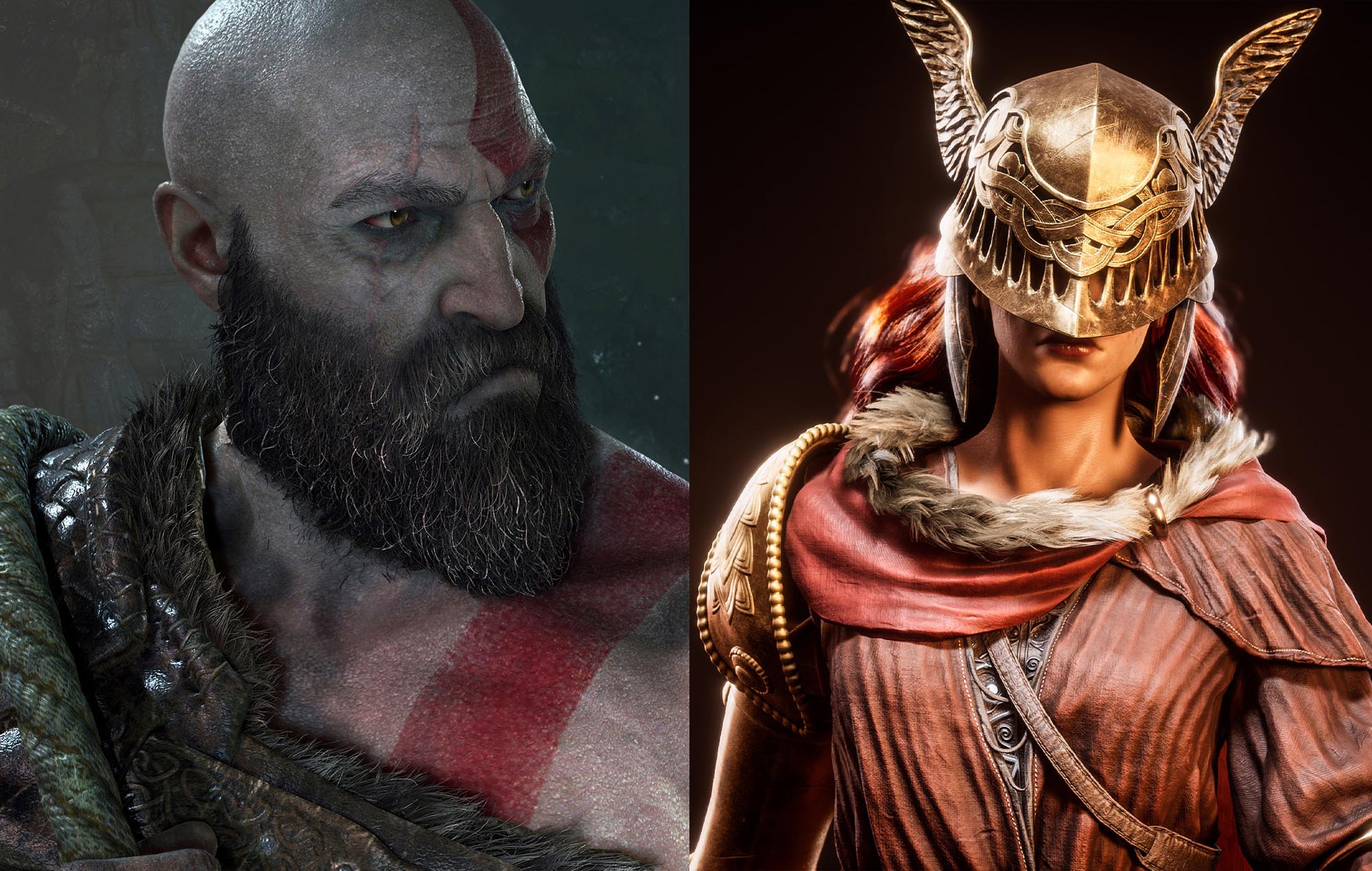 Jugadores debaten quién ganaría un combate entre Malenia de Elden Ring y Kratos de God of War, GamersRD
