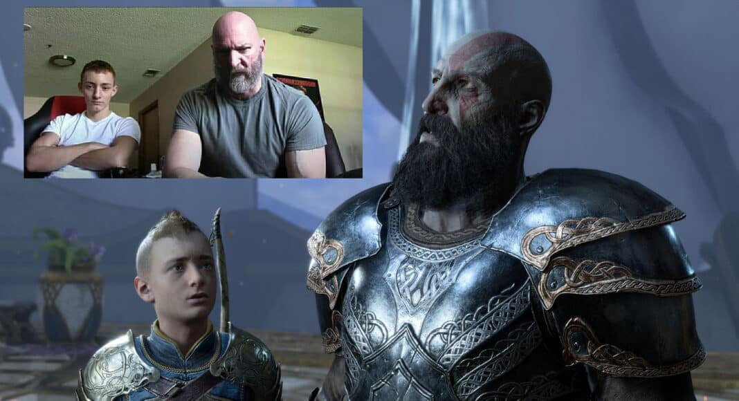 Un jugador de God of War Ragnarök encuentra Kratos y Atreus en la vida real, GamersRD