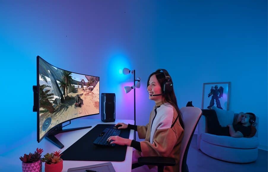 CORSAIR presenta el nuevo monitor gaming XENEON FLEX OLED de 45 pulgadas, GamersRD