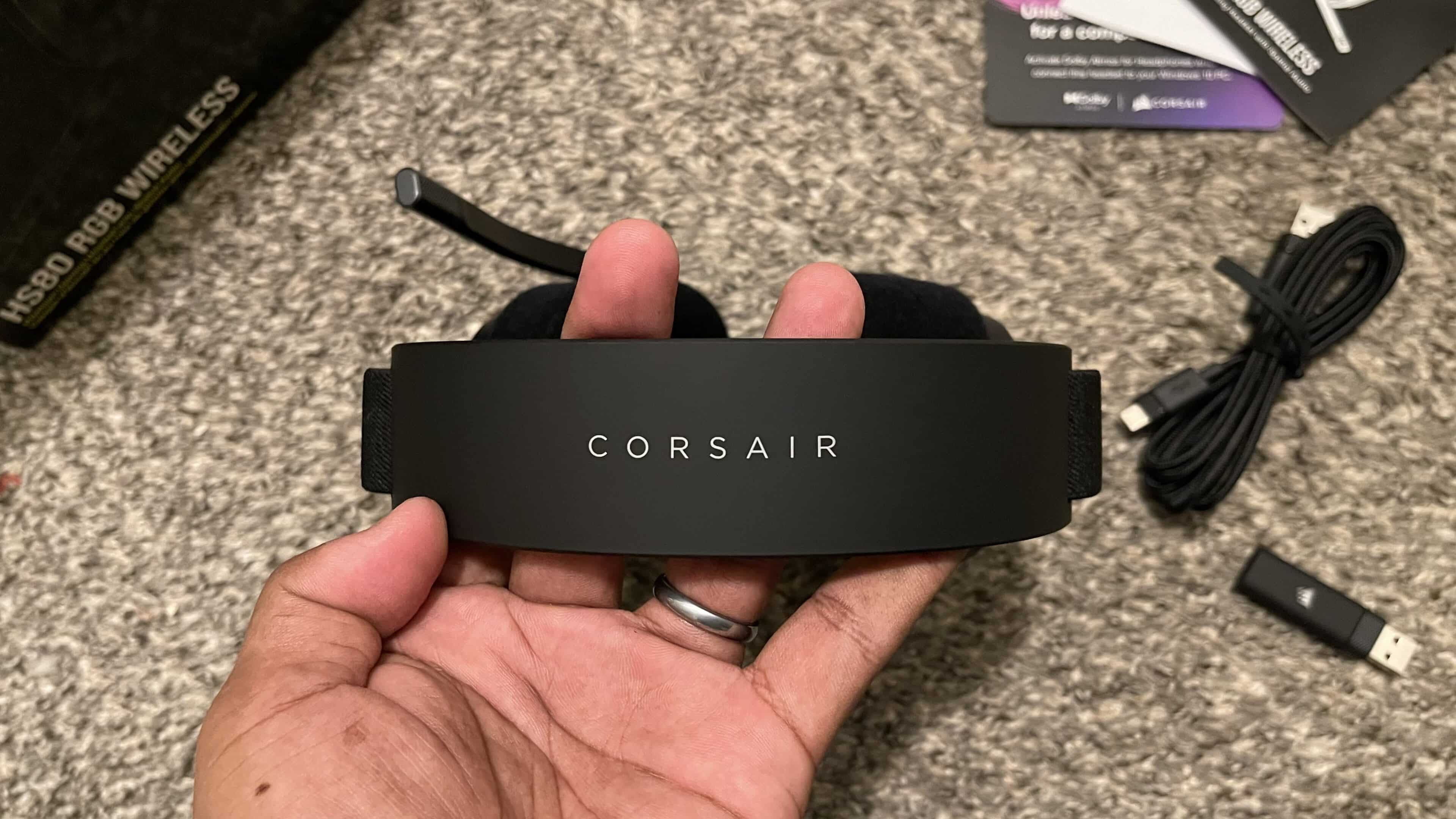 Corsair HS80 RGB Wireless Review GamersRD62