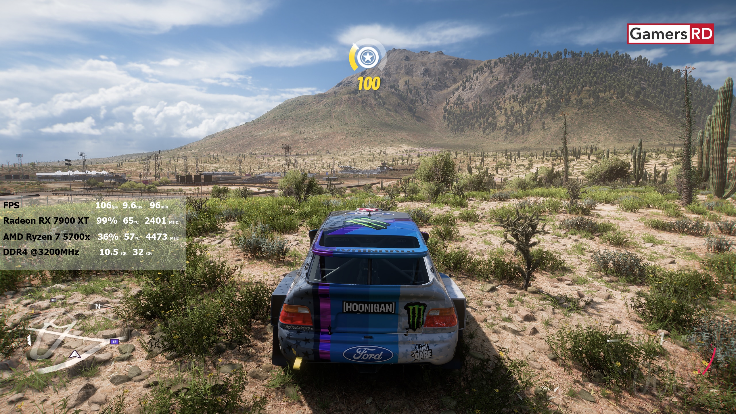 Forza Horizon 5 Ultra 1440p NO FSR RX 7900XT Review GamersRD