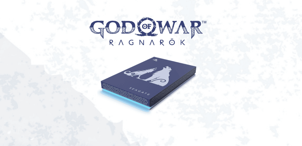 Seagate FireCuda God of War Ragnarök Limited Edition External Hard Drive GamersRD52w