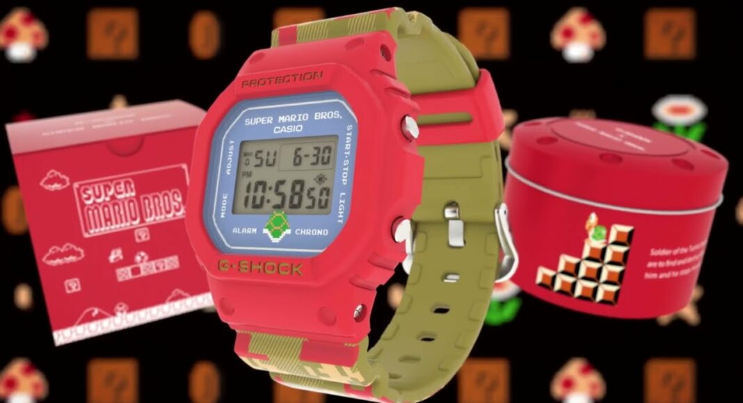 Super Mario Bros Casio reloj, watch, GamersrD