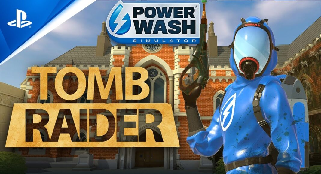 Creadores de PowerWash Simulator anuncian crossover con Tomb Raider