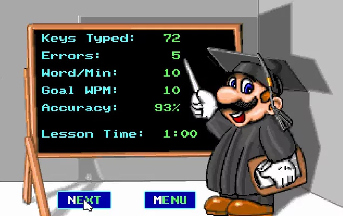 Mario Teaches Typing, 1 GamersRD