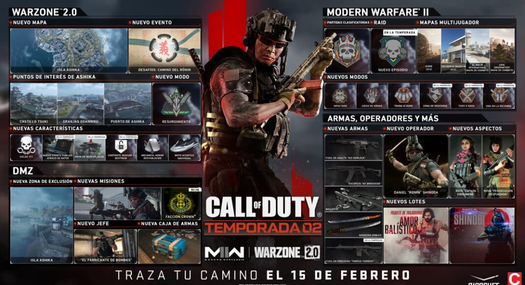 Temporada 02 de Call of Duty Warzone 2.0 y Call of Duty Modern Warfare II, GamersRD