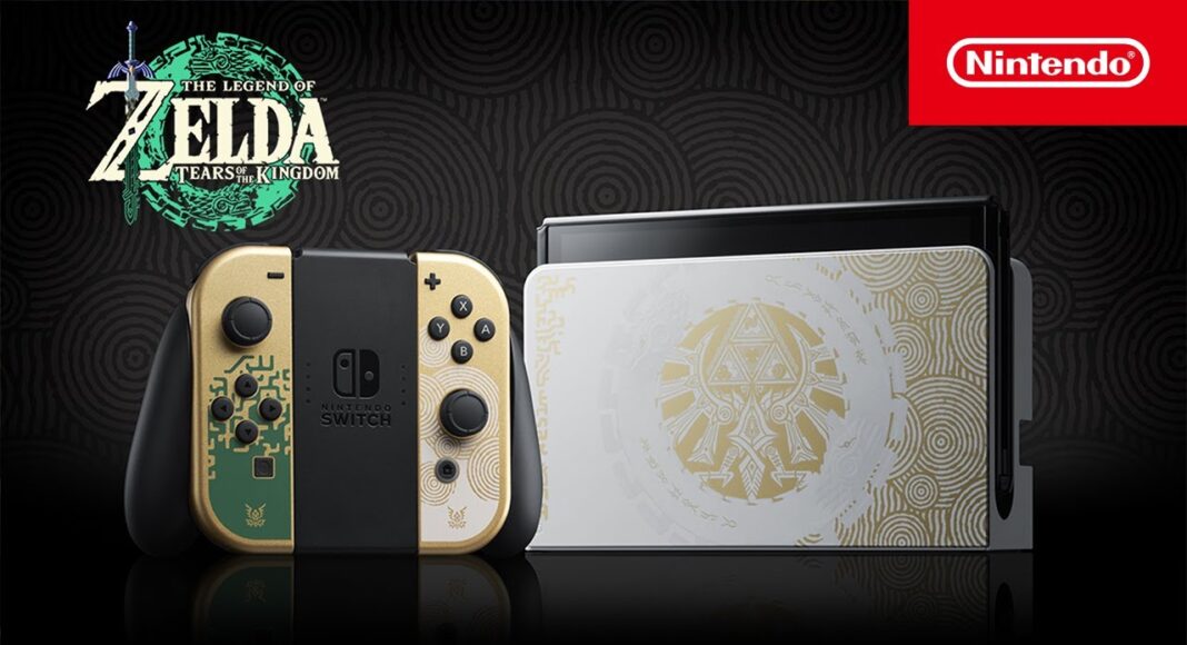 Nintendo anuncia un Switch OLED edición especial de Zelda Tears of the Kingdom