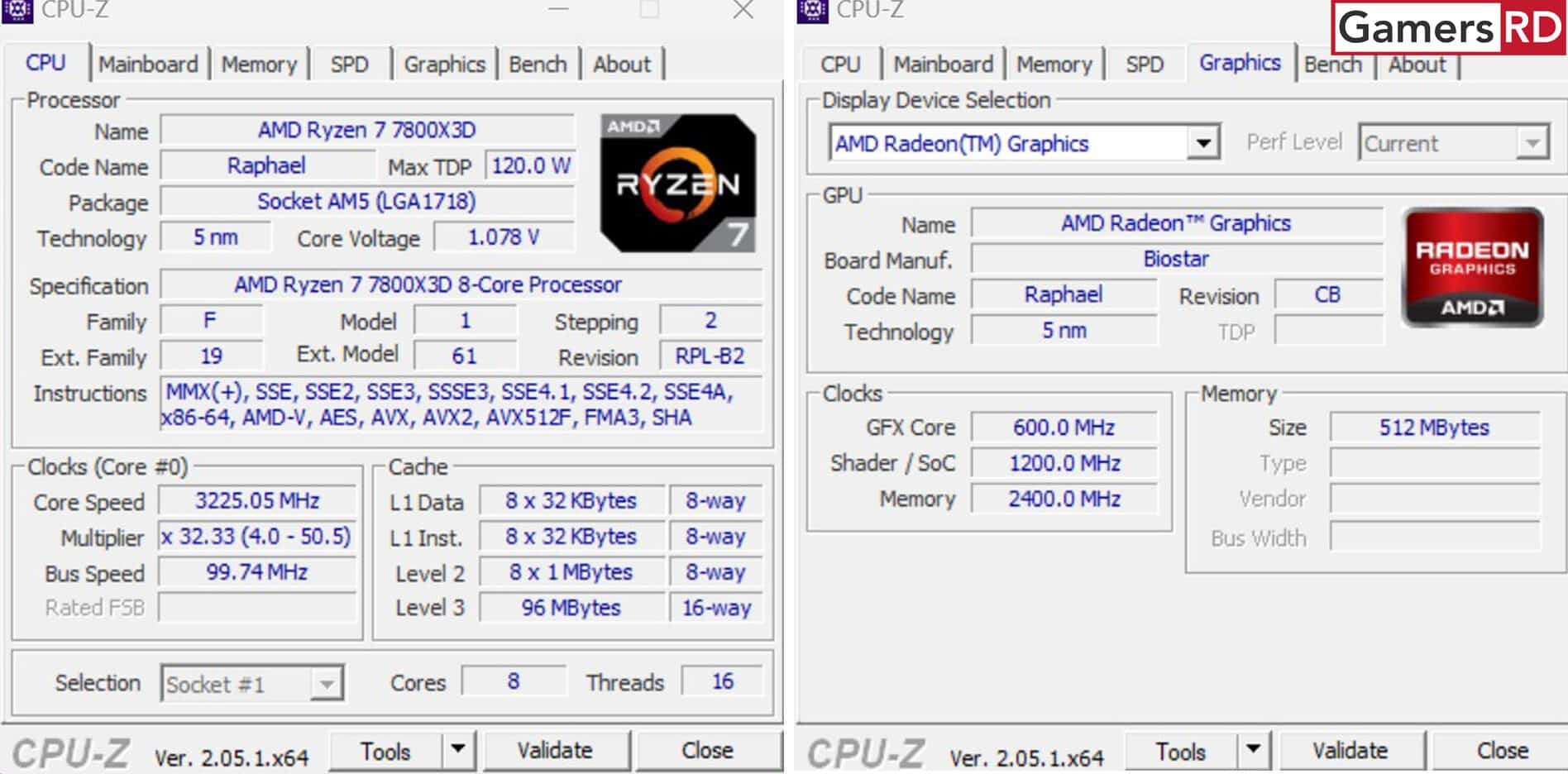 AMD Ryzen 7 7800X3D Review GamersRD1