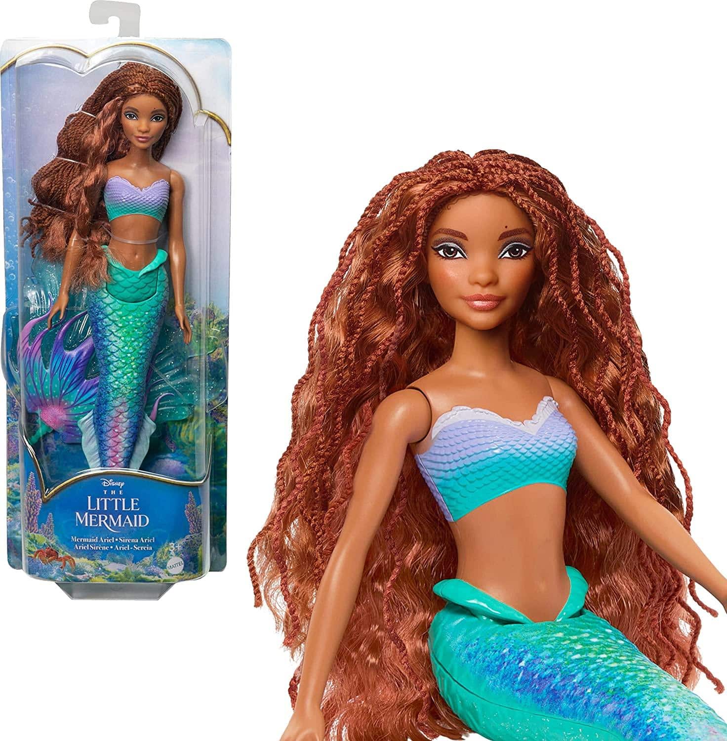 Disney lanza las muñecas de La Sirenita inspiradas en Halle Bailey