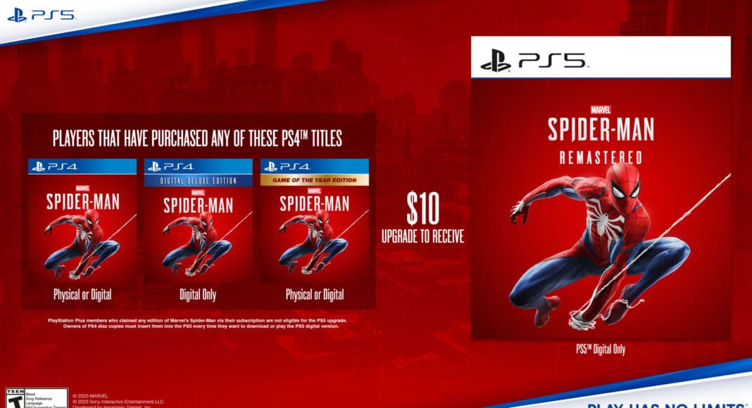 Marvel's Spider-Man Remastered se lanzará en mayo para PS5