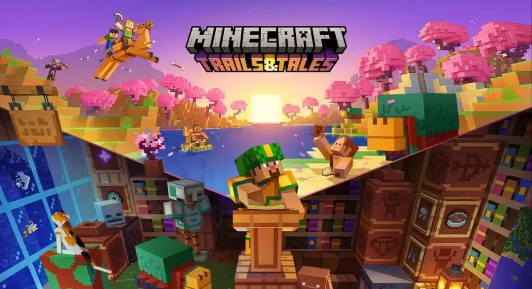 Minecraft anunció las actualizaciones de Trails & Tales'de la actualización y mostrar cosas nuevas