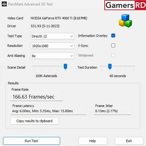 NVIDIA GeForce Zotac RTX 4060 Ti Review GamersRD45