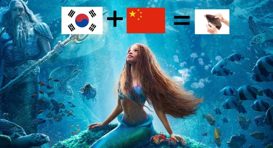 La Sirenita fracasa en China y Corea del Sur por supuesto racismo de ambos países