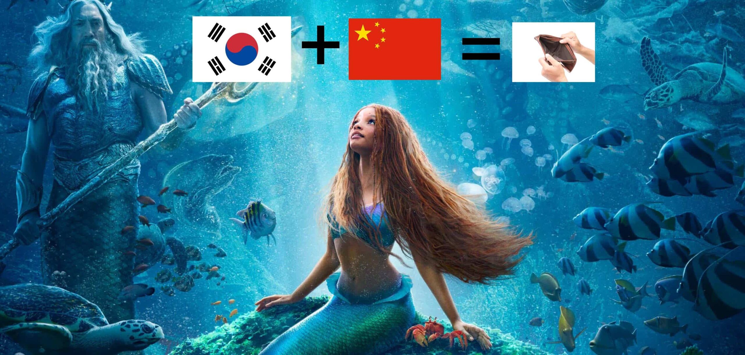 La Sirenita fracasa en China y Corea del Sur por supuesto racismo de ambos países