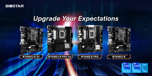 BIOSTAR presenta los mejores motherboard B760 para los Intel Core 12gen y 13gen
