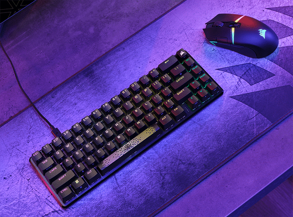 Corsair lanza el teclado gaming K65 Pro Mini y el mouse gaming NIGHTSABRE Wireless