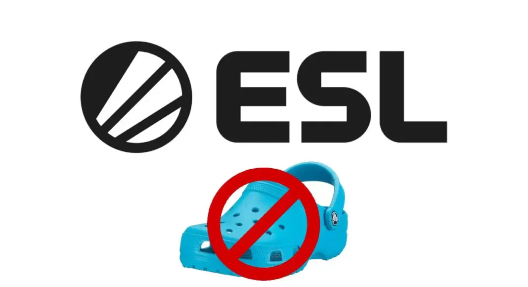 ESL prohíbe el uso de Crocs en sus eventos de CS:GO y establece multas por incumplimiento