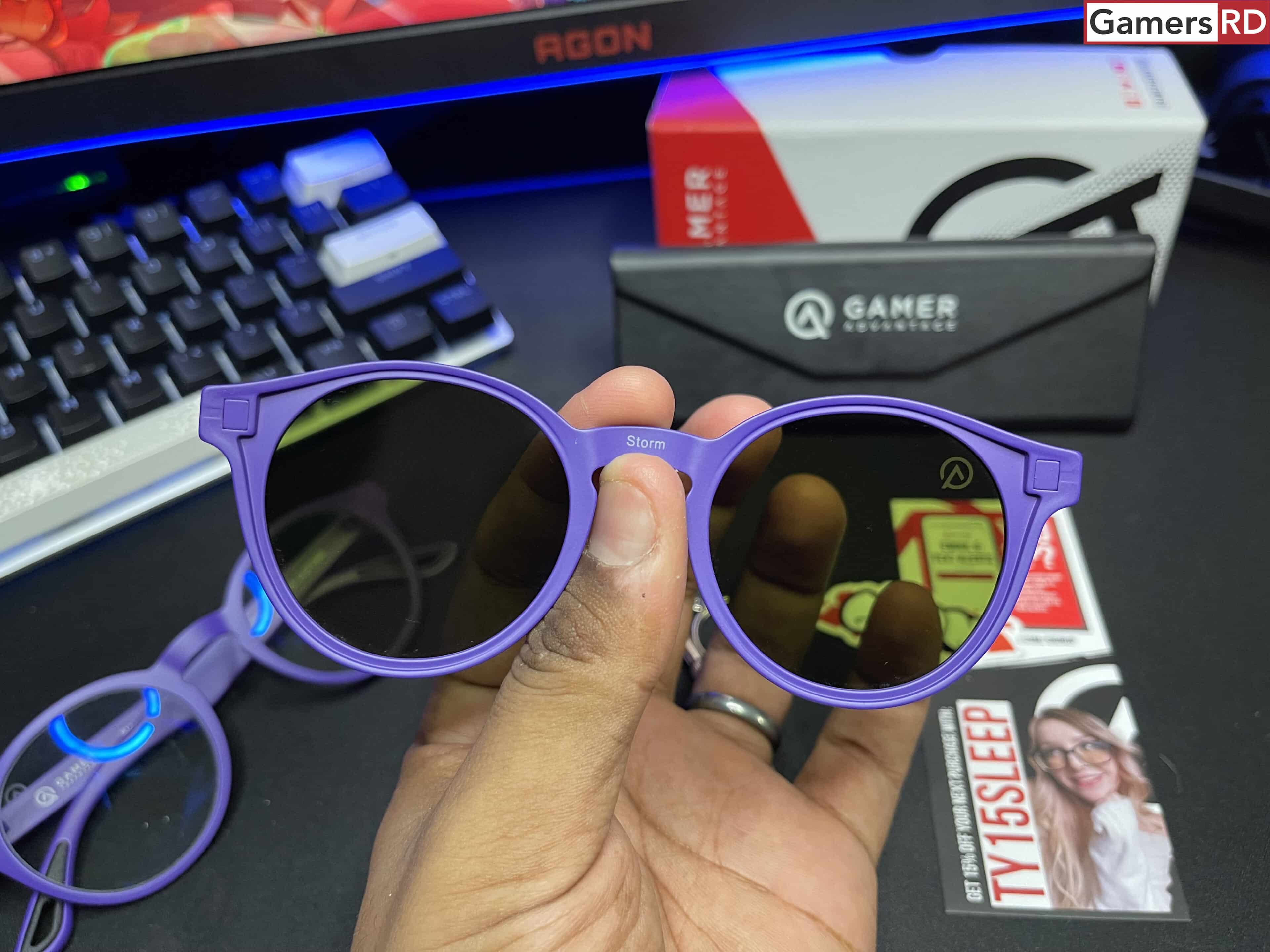 Gamer Advantage Storm Gaming Glasses - REZME Focus Review GamersRD2