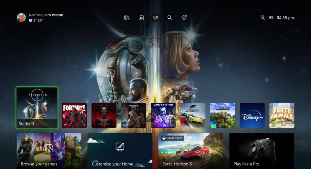 Microsoft por fin ha lanzado la actualización del panel de control de la familia Xbox