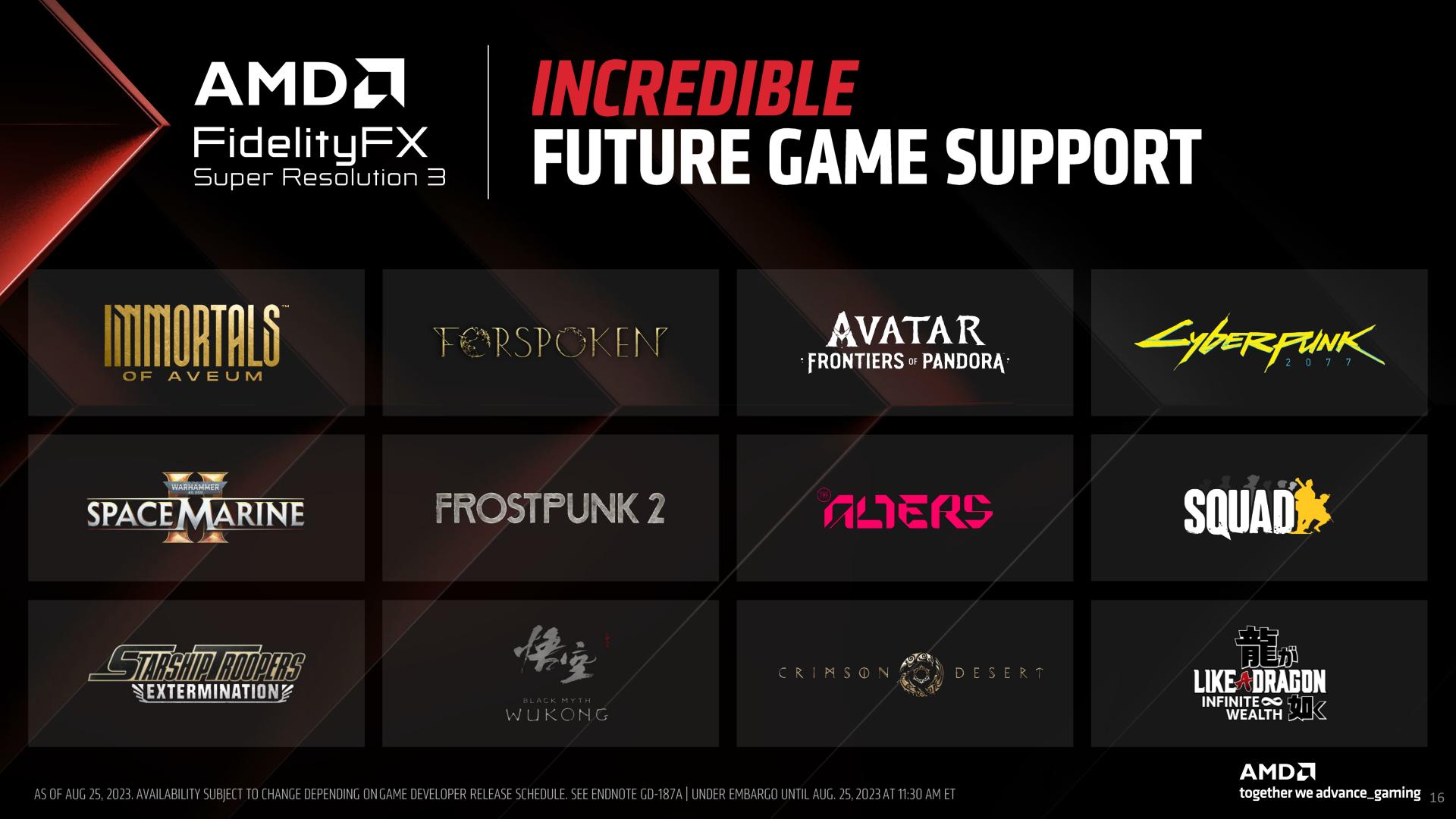 AMD anuncia FidelityFX Super Resolution 3 para todas las GPUs desde la RX 5700 en adelante2