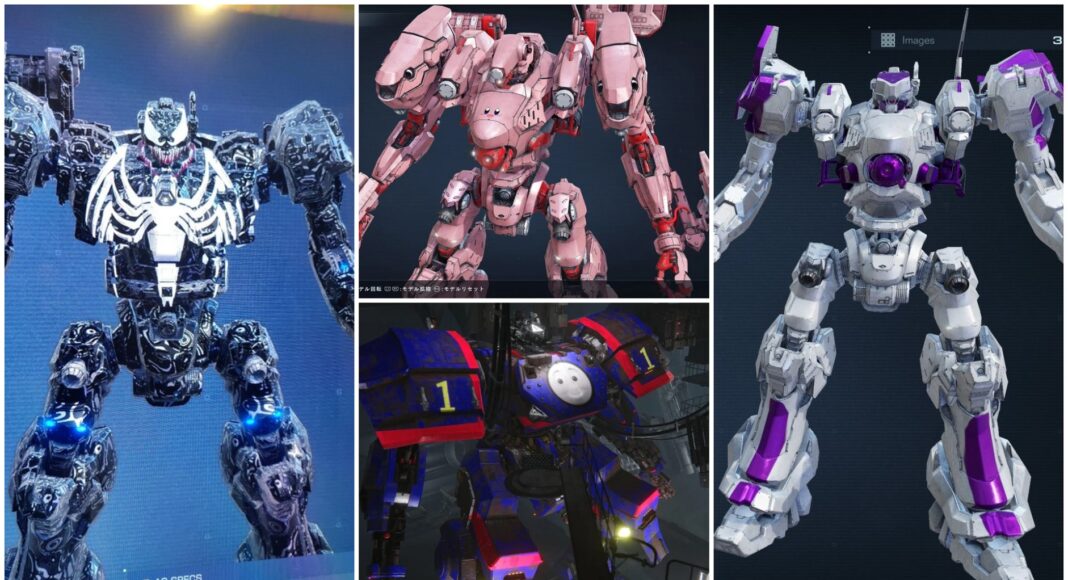 Armored Core VI se está llenando de diseños inspirados en Kirby, Venom, Freezer y muchos más