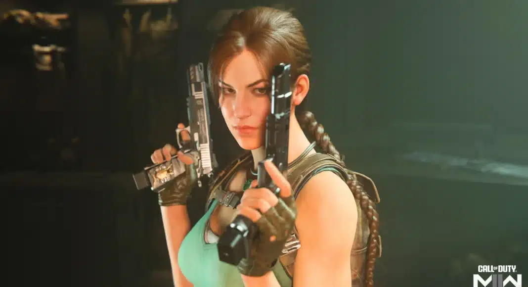 Lara Croft se ve mejor que nunca en la skin de Call of Duty Modern Warfare II