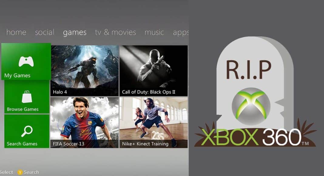 Microsoft cerrará su tienda digital de Xbox 360 en julio del próximo año