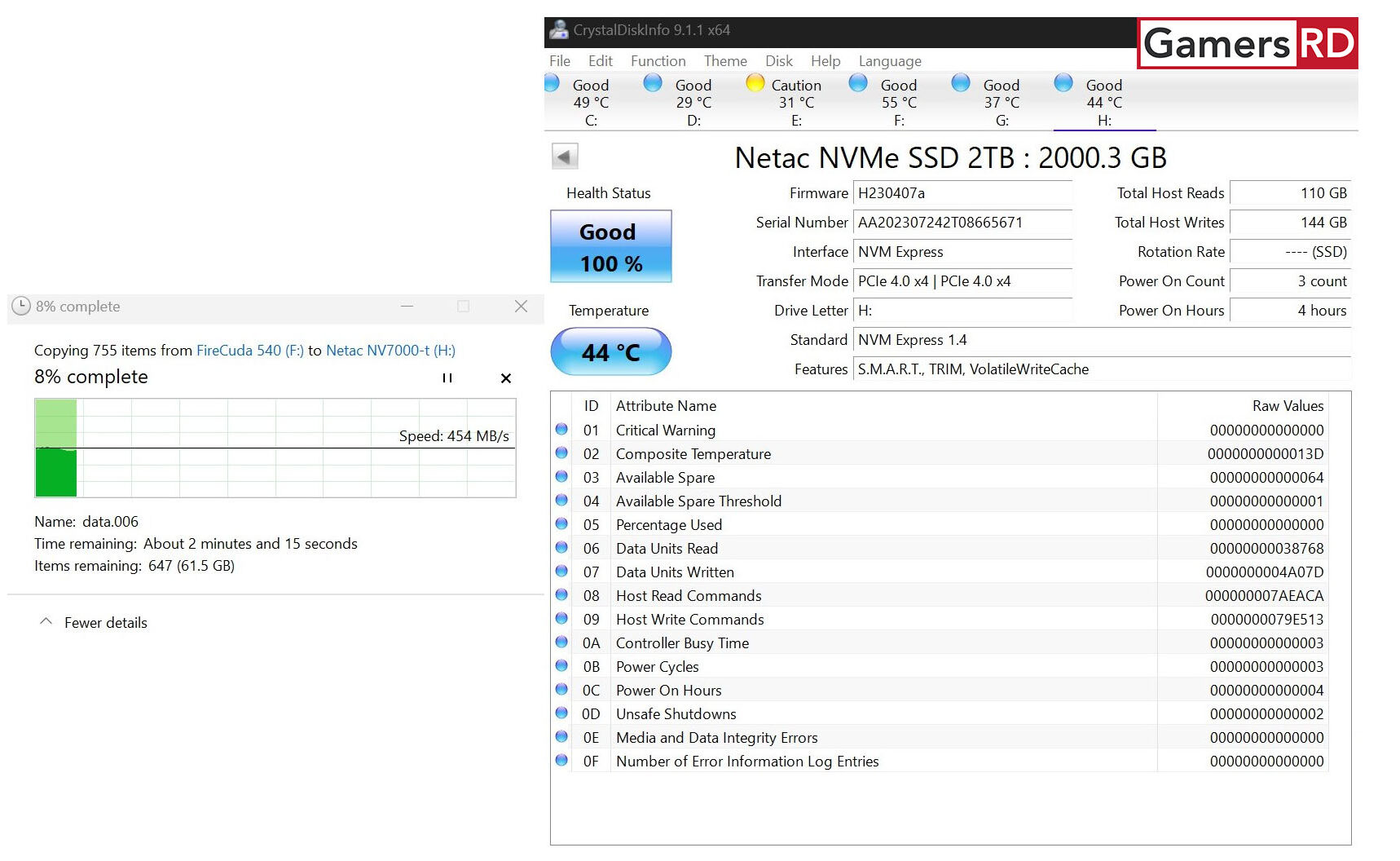Netac NV7000-t NVMe Gen4 M.2 SSD Review7687