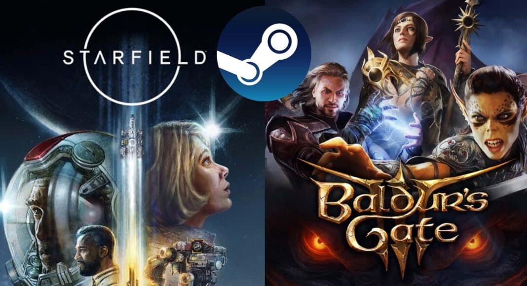 Starfield sobrepasa en ventas a Baldur's Gate 3 en Steam