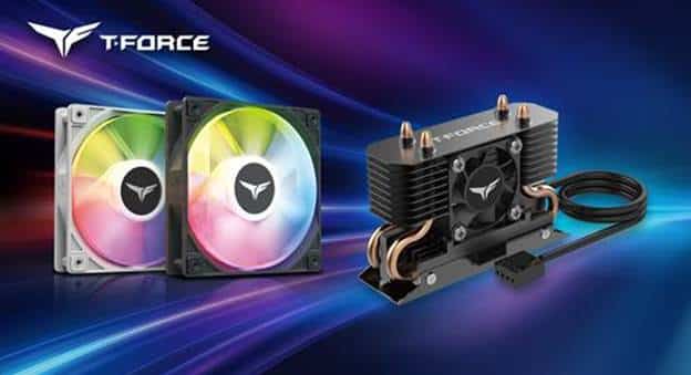 Team Group lanza el cooler para SSD PCIe Gen 5 T-FORCE DARK AirFlow y los abanicos RT-X120 ARGB