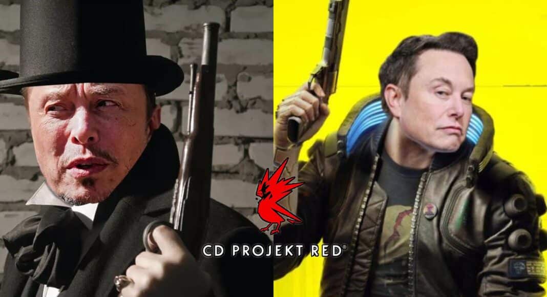 Elon Musk amenazó a CD Projekt Red con una pistola de 200 años para salir en Cyberpunk 2077