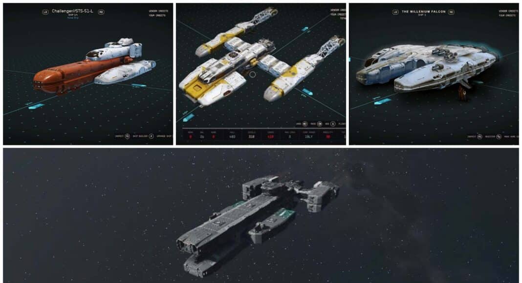 La comunidad de Starfield ya están creando naves inspiradas en Star Wars, Halo, Mass Effect y más