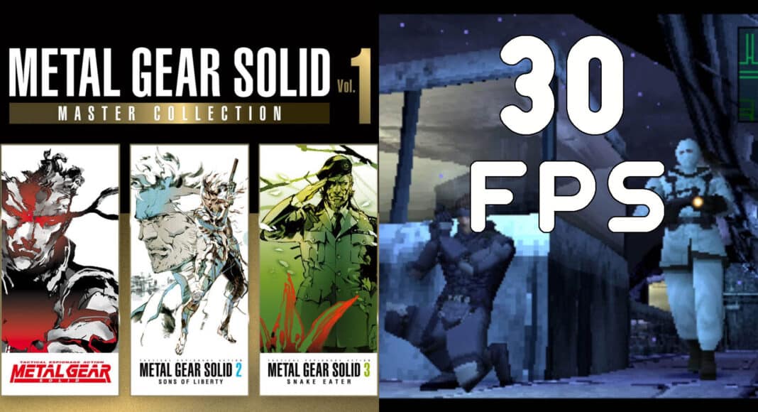 Metal Gear Solid estara bloqueado a 30 fps en todas las plataformas en la Master Collection