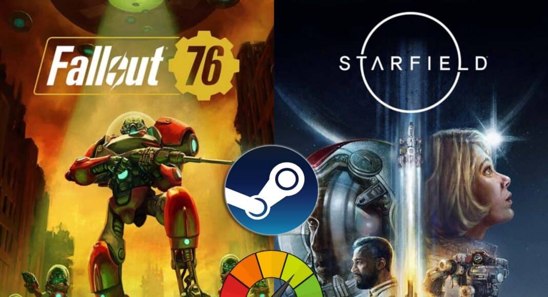 Starfield tiene peor calificación que Fallout 76 en Steam
