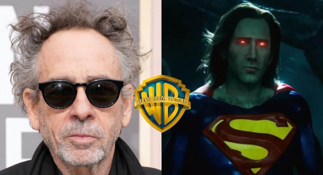 Tim Burton no está contento con Warner Bros. por haber utilizado su película cancelada de Superman en The Flash