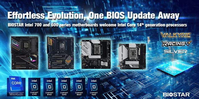 Biostar presenta los motherboard que soportaran los Intel 14th Generación